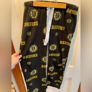 Womens Boston bruins fleece pajama pants